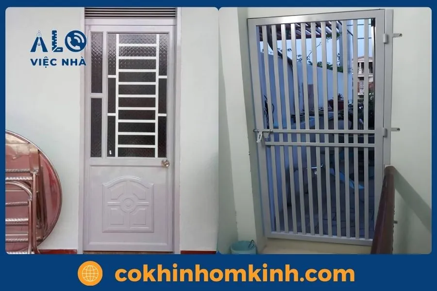 Mẫu cửa sắt 1 cánh đẹp, sang trọng và hiện đại